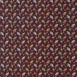 Printed Cotton FIDUO Plum / Marsala